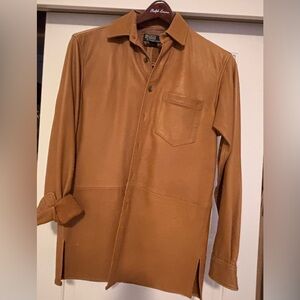 Vintage Ralph Lauren men’s leather shirt